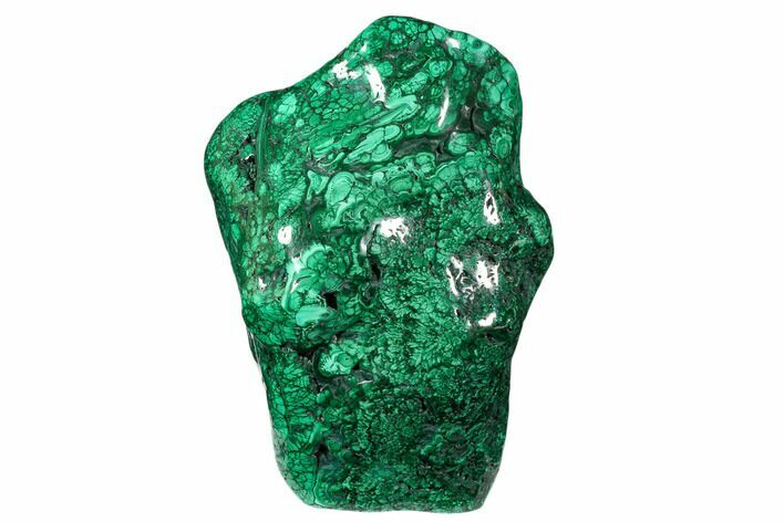 Tall, Free-Standing, Polished Malachite - Congo #150317